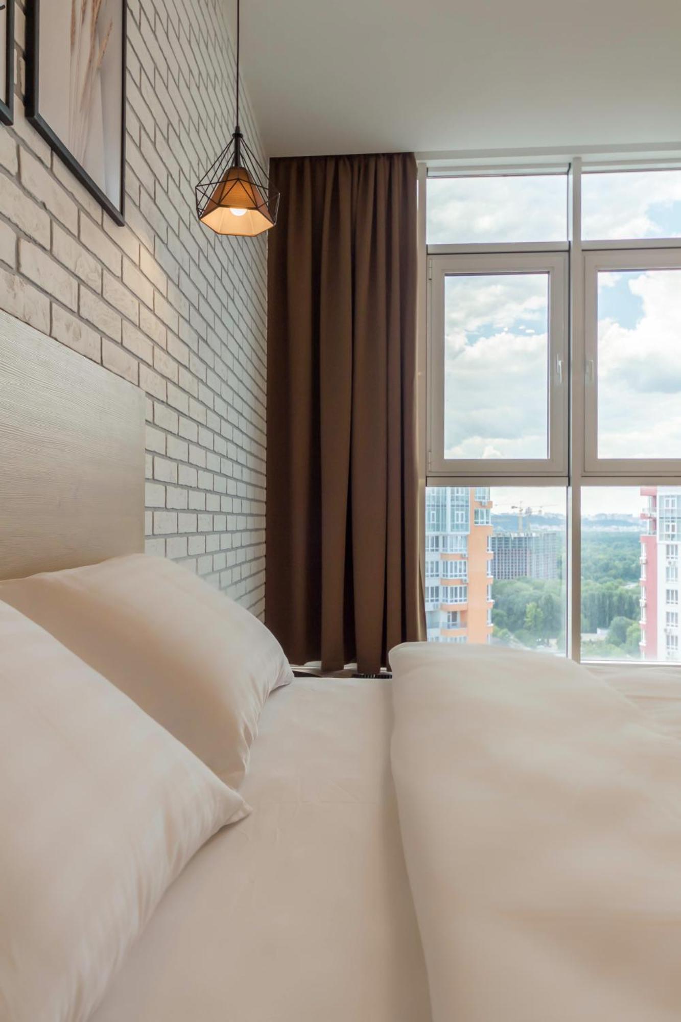 Design Apartments With Panoramic View Kiev Extérieur photo
