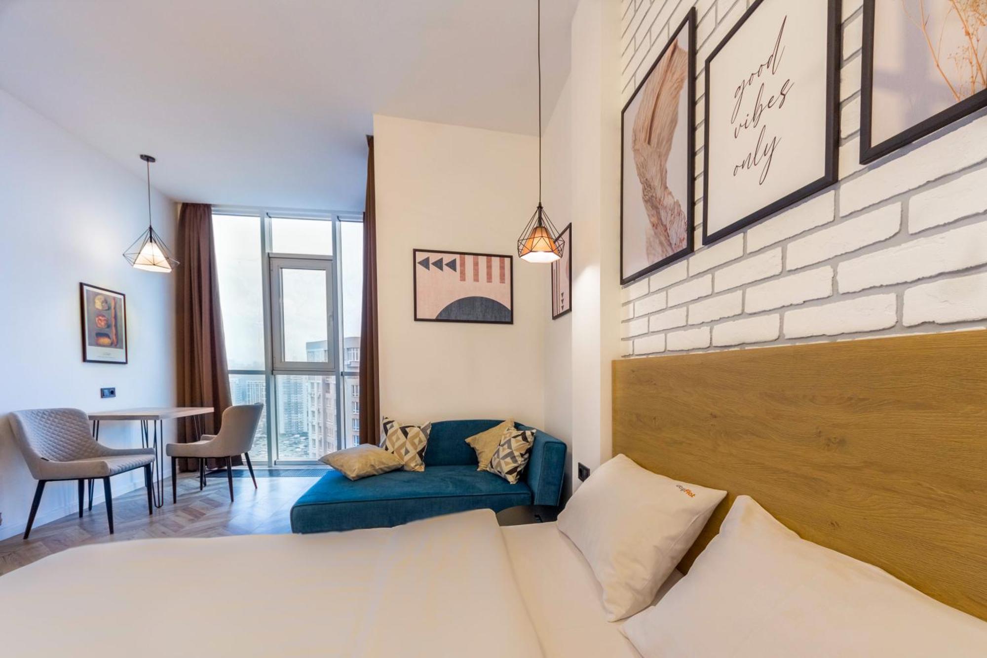 Design Apartments With Panoramic View Kiev Extérieur photo